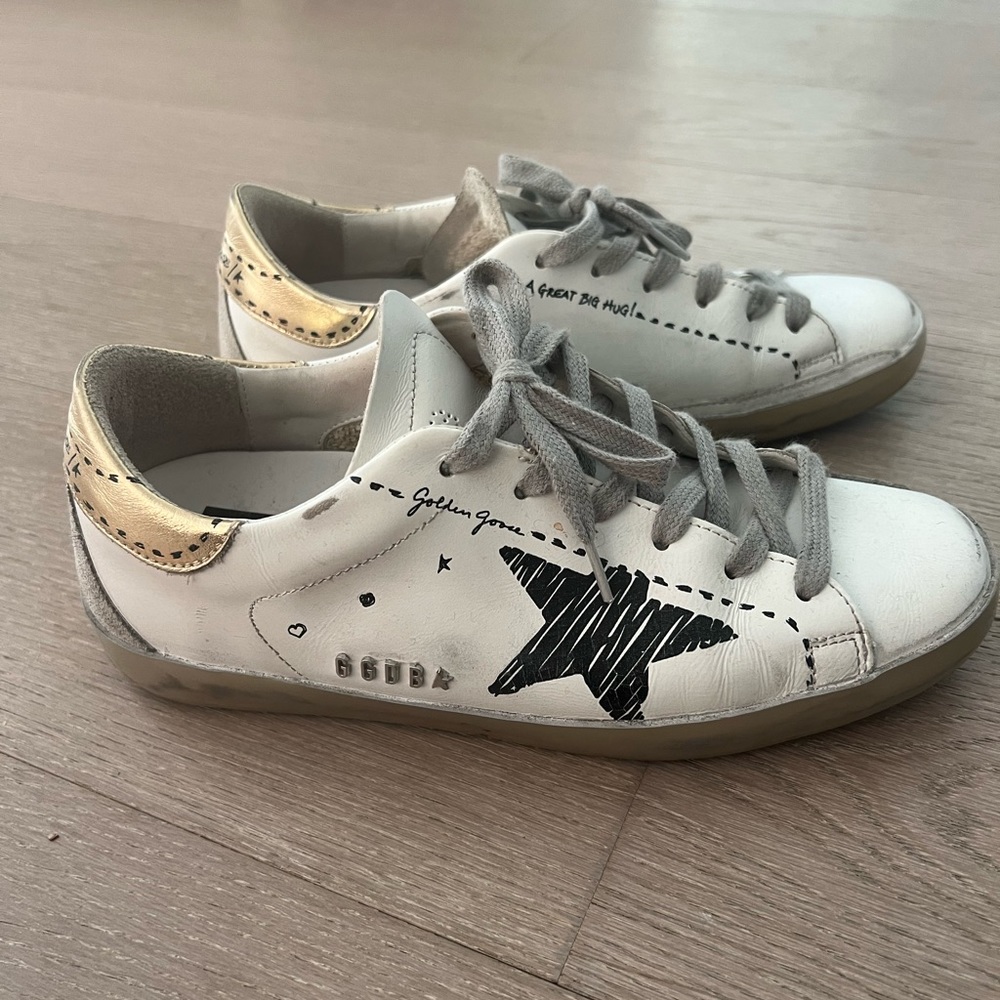 Golden Goose Superstar Sneakers unworn size 37